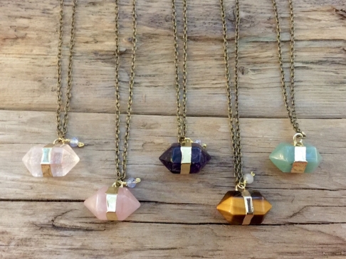 Quartz Point Necklace by Rebecca Bordelon | Quartz Point Necklace